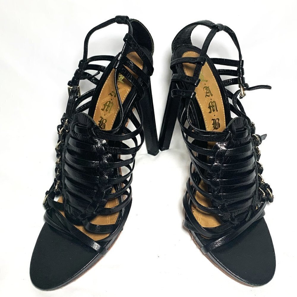 L.A.M.B. Women Leather Shoes Size 10